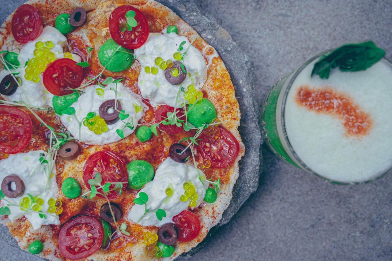 Can Bordoy Grand House Hotel Gl Preferred Hotel パルマ・デ・マリョルカ エクステリア 写真 Pizza with mozzarella